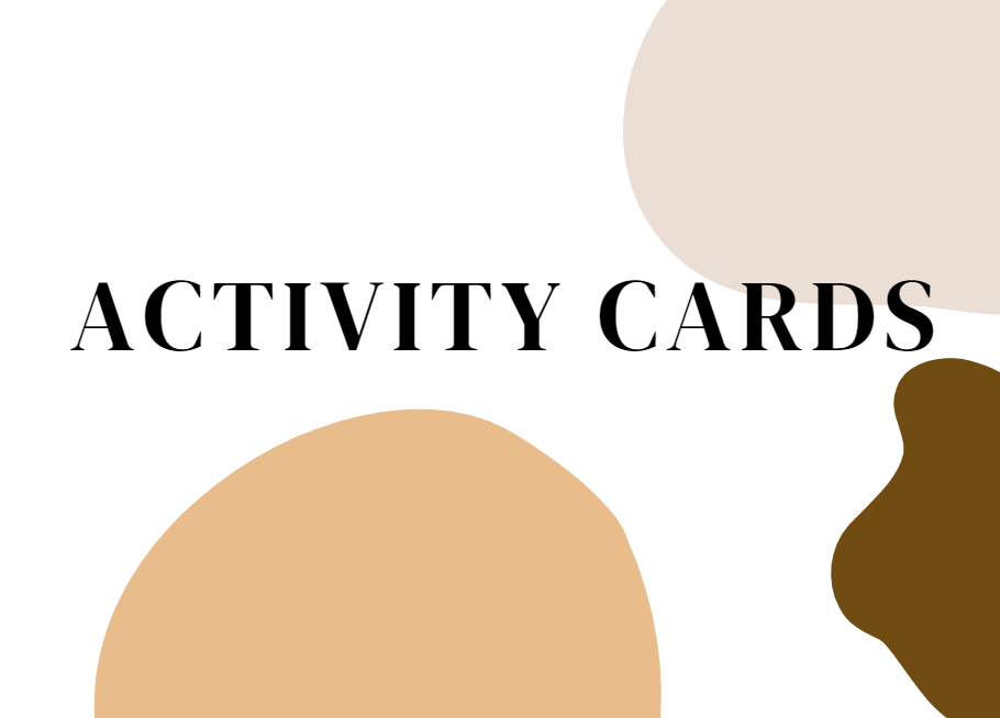 activity cards
